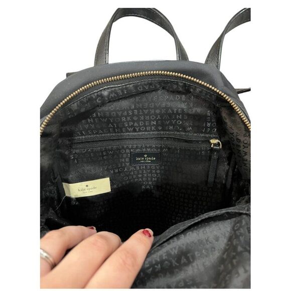 Kate Spade Black Backpack NWOT main image 6